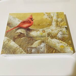 Vintage New Springbok Hallmark Marjolein Bastin American Cardinal Bird Puzzle